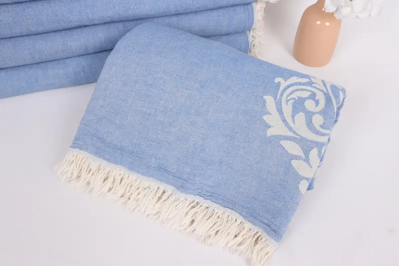 Bachelorette Gifts, Wedding Gift For Bride, 96x76 Cotton Baroque Towel, Woven Blanket, Personalized Home Gift Wedding, Bachelorette Party Favors - 5