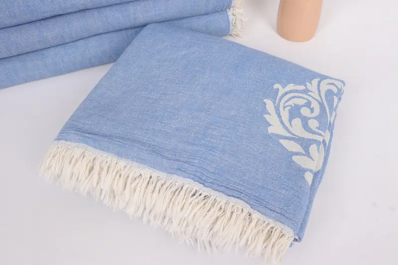Bachelorette Gifts, Wedding Gift For Bride, 96x76 Cotton Baroque Towel, Woven Blanket, Personalized Home Gift Wedding, Bachelorette Party Favors - 6