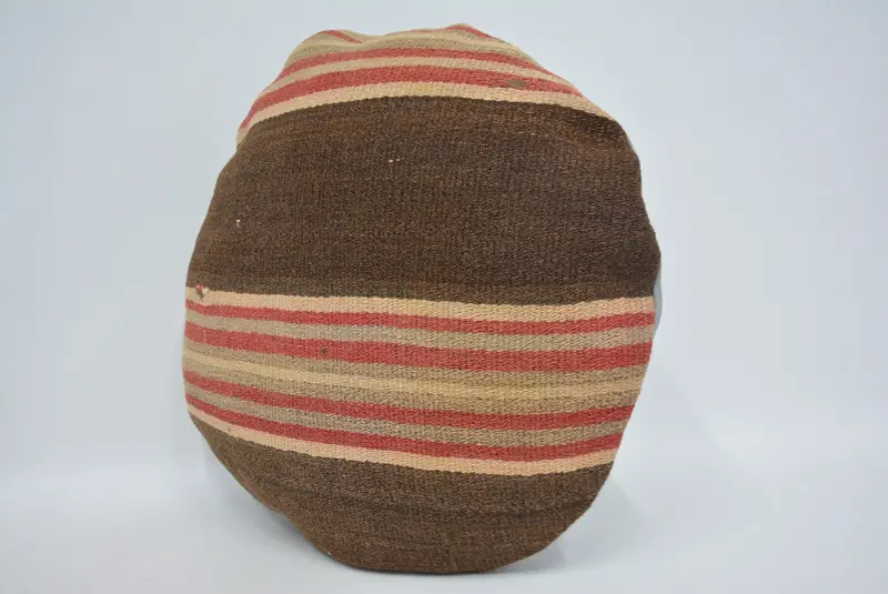 20x20 Brown Cushion, Bohemian Cushion Cushion, Kilim Rug Cushion Case, Turkish Pillow, Pillow Case, Vintage Kilim Throw Pillow, Throw Kilim Pillow - 4