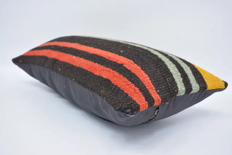 Decorative Bolster Cushion, Cushion Cover, Aztec Cushion Cover, Home Decor Pillow, 12x24 Red Cushion Cover, Vintage Pillow, Kilim Cushion Sham - 6