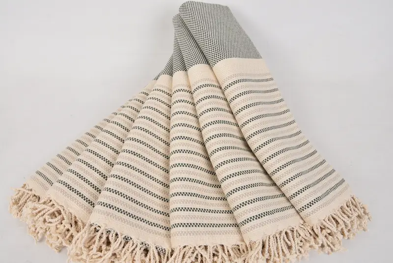 Gifts For Him, Turkish bath towel, Peshtemal Towel, Sand-resistant Turkish towel for travel, 70x40 Cotton Geometric Towel, Welcome Wedding Gift - 5