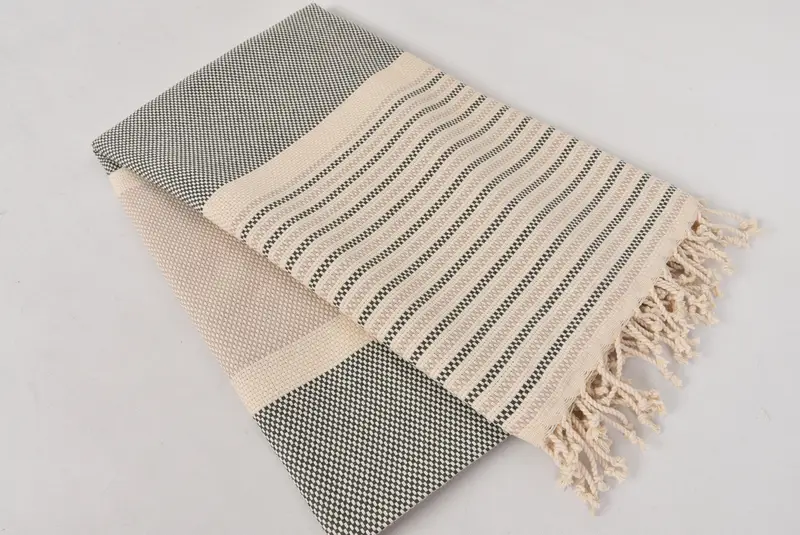 Gifts For Him, Turkish bath towel, Peshtemal Towel, Sand-resistant Turkish towel for travel, 70x40 Cotton Geometric Towel, Welcome Wedding Gift - 7