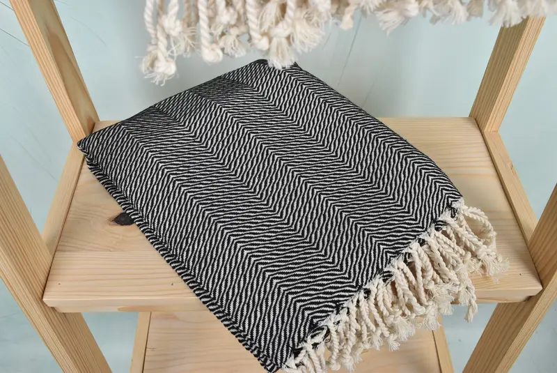 Beach towel, Grandma Gift, Bridesmaid Gift Towel, 70x40 Cotton Chevron Towel, Pool Towels, Best Wedding Gift, Turkish bath towel, Custom Bath Towel - 5
