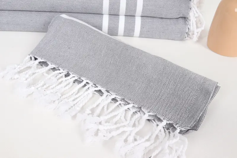 Monogram Hand Towel, Personalized Gift, Personalized Kitchen Towel, Custom Gift, 40x20 Cotton Striped Towel, Bachelorette Party Decorations - 4