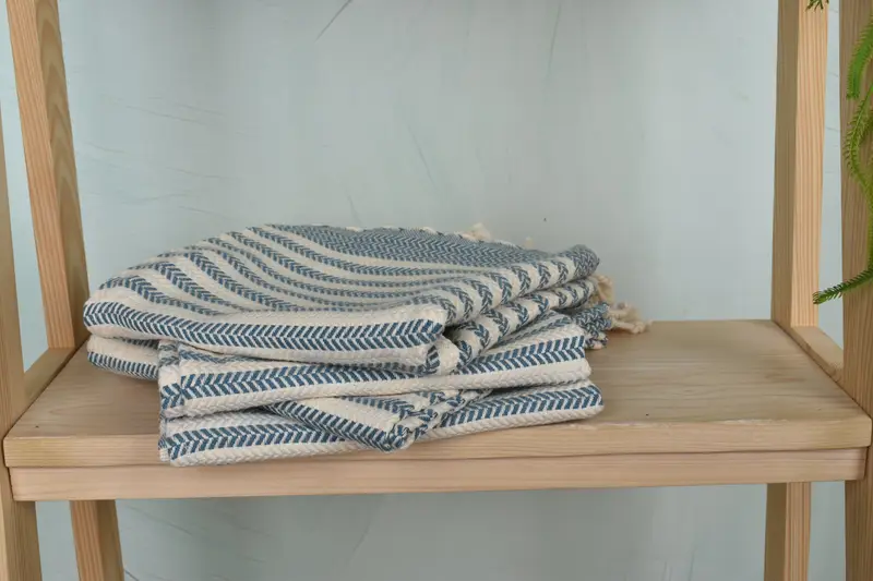 40x18 Cotton Chevron Towel, Wedding Gift Ideas, Bridesmaid Gifts, Personalized Kitchen Towel, Turkish Tea Towel, Personalized Home Gift Wedding - 7