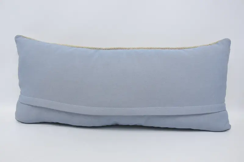 Traditional Pillow Sham, Cushion, 16x36 Beige Pillow, Home Decor Pillow, Turkish Pillow, Comfy Throw Pillow Cover, Boho Pillow Sham Cover - 6
