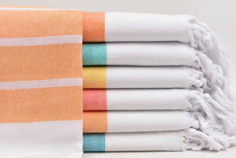 Bachelorette Party Favor, Wedding Favors, Personalized Kitchen Towel, 40x20 Cotton Striped Towel, Personalized Hand Towel, Turkish Towel Monogram - 1