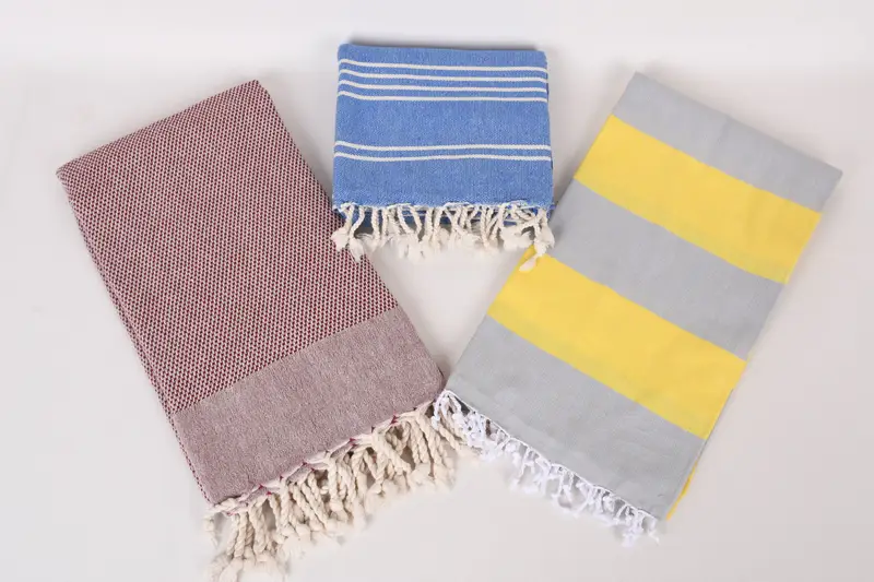 Travel towel, Turkish Towel Beach, Handmade Turkish Towel, Handmade Gift, Girls Weekend Getaways Gifts, 70x40 Cotton Set of 8 Towel, Wedding Favors - 6