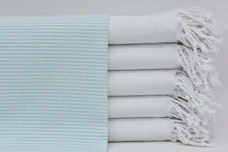 Monogram Hand Towel, Gift Towel, 40x18 Cotton Striped Towel, Kitchen Towel, Personalized Gifts, Bachelorette Party Gifts For Bride, Best Friend Gift - 1