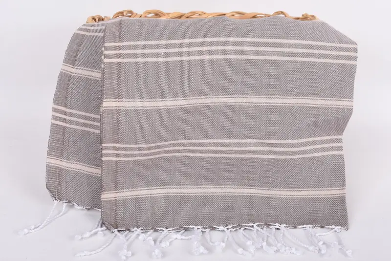 Personalized Dish Towel, Xmas Gifts, Valentines Day Gift For Him, Turkish Towel Hand Towel, Monogram Kitchen Towel, 40x24 Cotton Striped Towel - 5