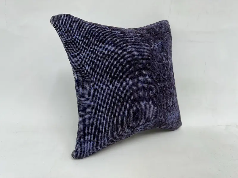 20x20 Purple Pillow Case, Sofa Bolster Pillow Cover, Gift Pillow, Pillow for Sofa, Vintage Kilim Throw Pillow, Toss Cushion, Cushion - 3