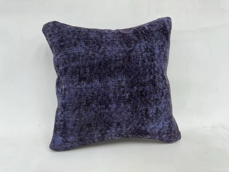 20x20 Purple Pillow Case, Sofa Bolster Pillow Cover, Gift Pillow, Pillow for Sofa, Vintage Kilim Throw Pillow, Toss Cushion, Cushion - 1