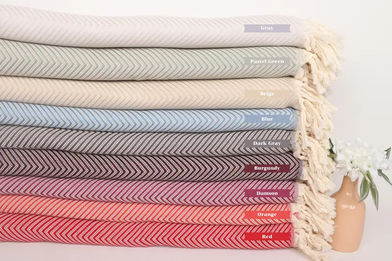 Personalized Wedding Gift, Bridal Shower Gift, Turkish Bedcover, Extra Large Tablecloth, Valentine Day Gift For Her, Throw Blanket, Woven Blanket - 1