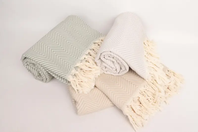 Personalized Wedding Gift, Bridal Shower Gift, Turkish Bedcover, Extra Large Tablecloth, Valentine Day Gift For Her, Throw Blanket, Woven Blanket - 5