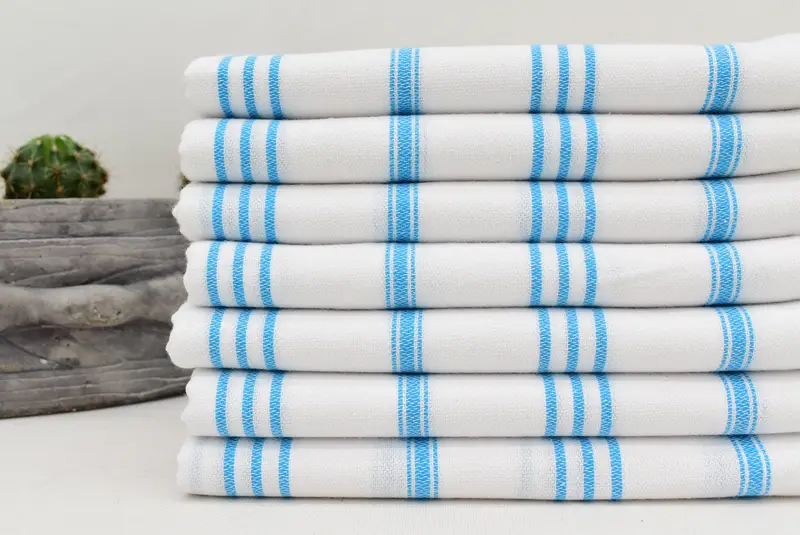 Spa havlu, mutfak havlu, monogram el havlu, en iyi arkadaş hediyesi, sevgililer günü hediye, küçük banyo havlu, 40x24 pamuklu çizgili havlu - 2