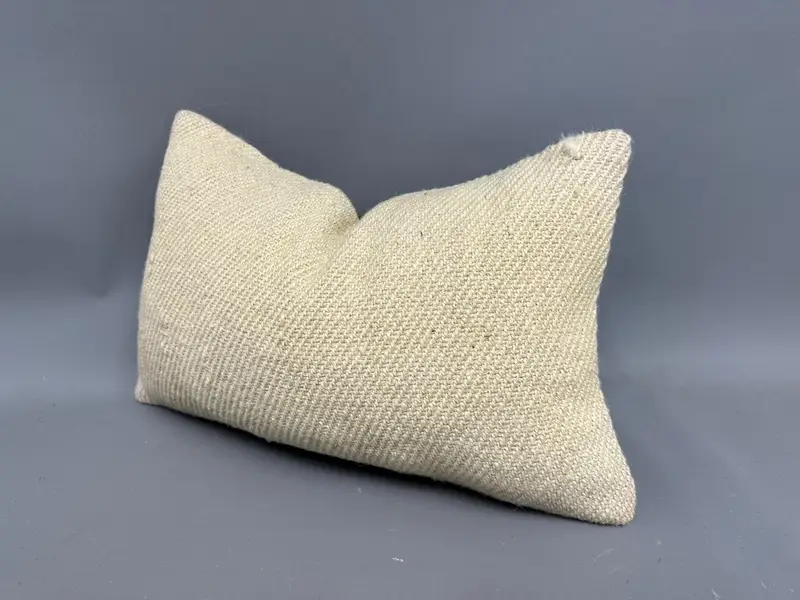 Turkish Corner Cushion Cover, 12x20 Beige Cushion Cover, Pillow for Sofa, Nautical Throw Pillow Cover, Antique Pillows, Cushion, Gift Pillow - 3