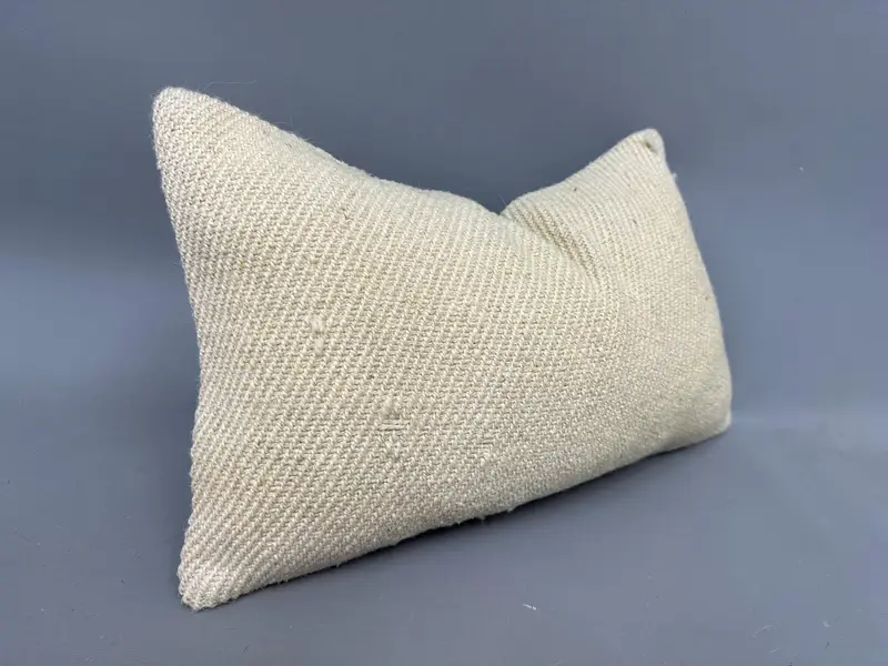 Turkish Corner Cushion Cover, 12x20 Beige Cushion Cover, Pillow for Sofa, Nautical Throw Pillow Cover, Antique Pillows, Cushion, Gift Pillow - 2