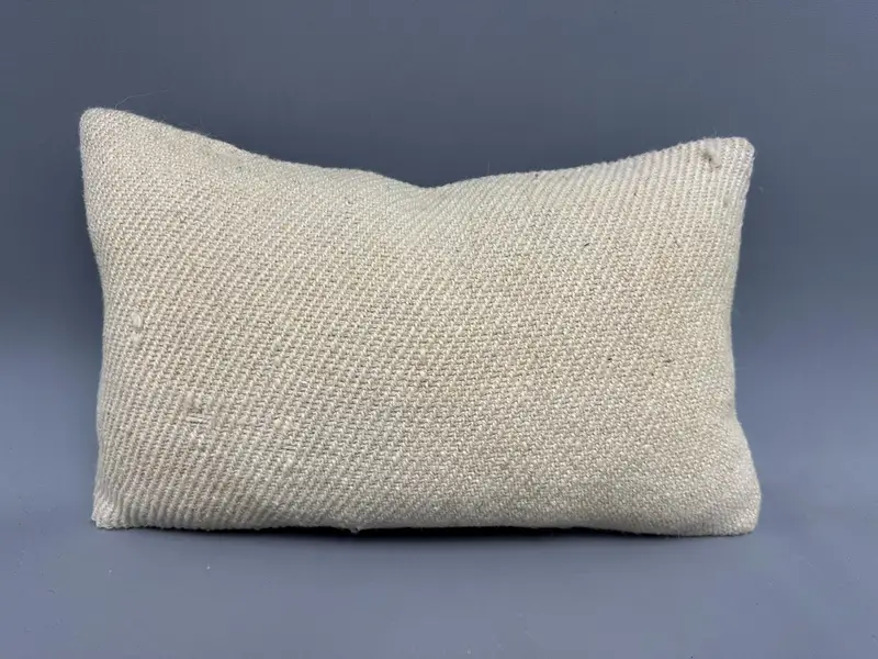 Turkish Corner Cushion Cover, 12x20 Beige Cushion Cover, Pillow for Sofa, Nautical Throw Pillow Cover, Antique Pillows, Cushion, Gift Pillow - 4