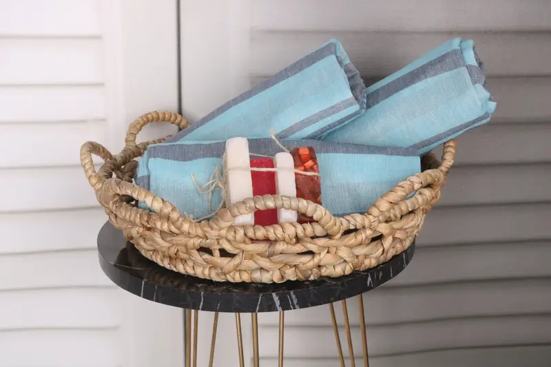 Monogram Turkish Towel, Custom Towel, Valentines Day Gift Idea, Lightweight Turkish towel, Turkish Bath Towel Set, 70x40 Cotton Striped Towel - 4