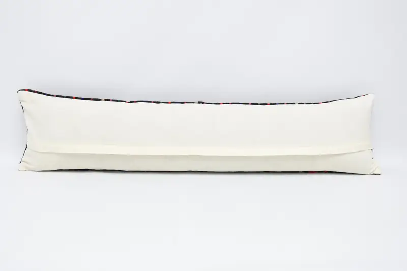 Kilim Pillow, Throw Kilim Pillow, Vintage Cushion Cover, Nomadic Cushion Case, Pillow Case, 12x48 Brown Pillow Case, Accent Cushion, Gift Pillow - 6