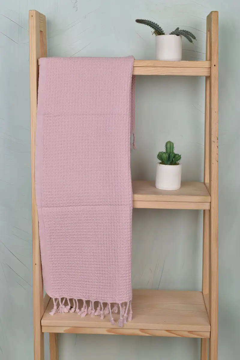 Monogrammed Hand Towel, 40x20 Cotton Waffle Towel, Bridesmaid Gifts, Personalized Gift, Organic Towel, Valentine Day Gift For Her, Wedding For Favor - 8