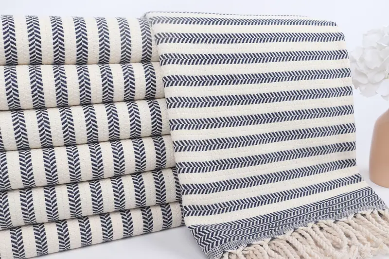 Turkish towel bulk order for wedding gifts, Luxury towel, Best Wedding Gift, Gift Towel, Hammam towel, Personalized Gift, 70x40 Cotton Chevron Towel - 2