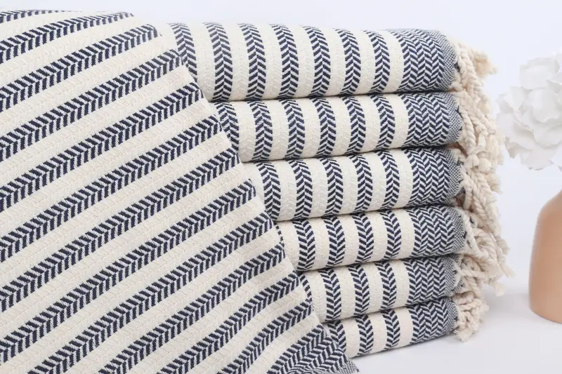 Turkish towel bulk order for wedding gifts, Luxury towel, Best Wedding Gift, Gift Towel, Hammam towel, Personalized Gift, 70x40 Cotton Chevron Towel - 1