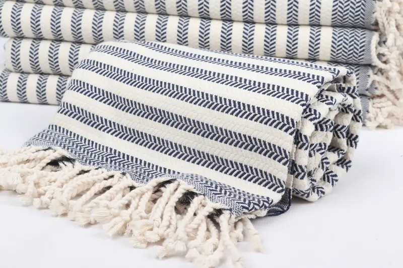 Turkish towel bulk order for wedding gifts, Luxury towel, Best Wedding Gift, Gift Towel, Hammam towel, Personalized Gift, 70x40 Cotton Chevron Towel - 4