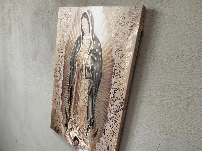 Sacred Canvas: Our Lady of Guadalupe Immaculate Mary Print