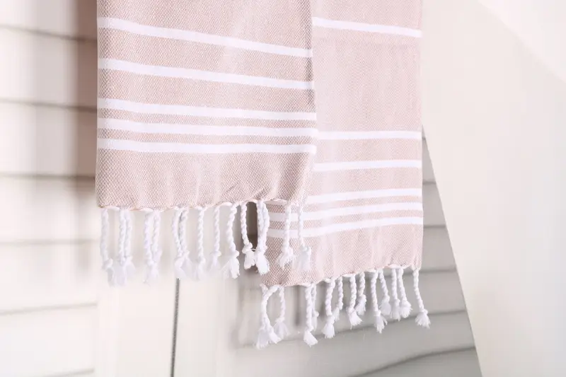 Monogrammed Hand Towel, Wedding Favors, Family Gift, Home Decor Gifts, Custom Hand Towel, Gift For The Home Decor, 38x18 Cotton Striped Towel - 8