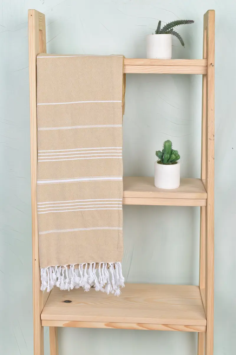 Large Turkish Towel, 70x40 Cotton Striped Towel, Thin towel, Bachelorette Party Favors, Bridesmaid Gifts Personalized, Eco-Friendly Turkish Towel - 8