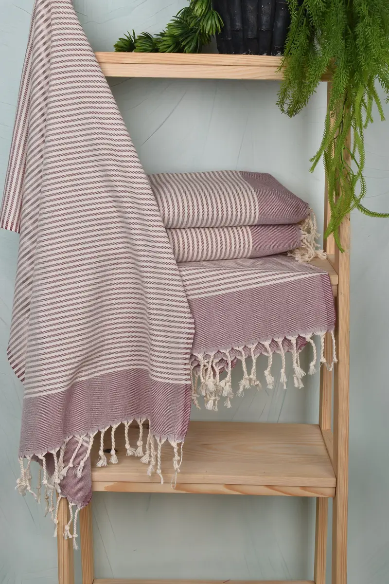 Custom Wedding Gifts, Custom Hand Towel, Bachelorette Gifts, Kitchen Towel, Travel Towel, Personalized Kitchen Towel, 40x24 Cotton Striped Towel - 6