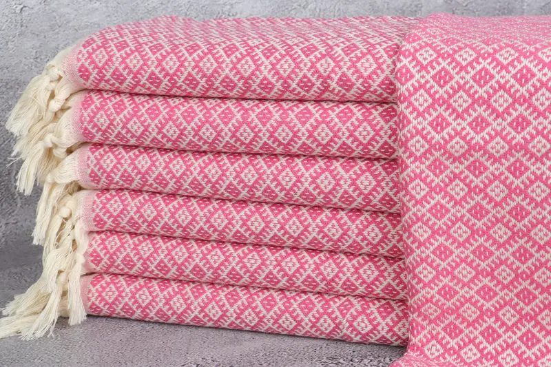 Monogram Kitchen Towel, Organic Towel, Spa Towel, Wedding Gift, Bachelor Bachelorette Party Favors, Personalized Gifts, 38x20 Cotton Diamond Towel - 1