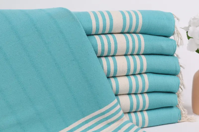 Bridesmaid Gift, 64x36 Cotton Striped Towel, Valentines Day Gift For Him, Organic towel, Custom Wedding Gifts, Cancun Bachelorette Party Gift Ideas - 1