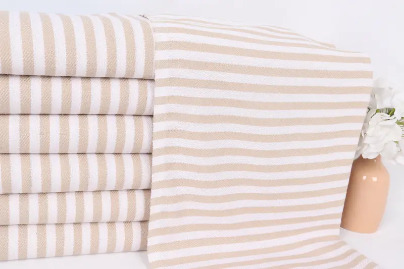 Banyo havlu, plaj teması bekarlığa veda partisi, 40x18 pamuklu çizgili havlu, ev ısınma hediyesi, kişiselleştirilmiş bulaşık havlu, monogramlı el havlu - 2