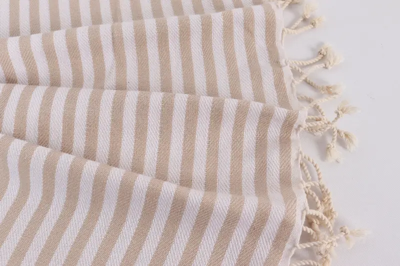Banyo havlu, plaj teması bekarlığa veda partisi, 40x18 pamuklu çizgili havlu, ev ısınma hediyesi, kişiselleştirilmiş bulaşık havlu, monogramlı el havlu - 8