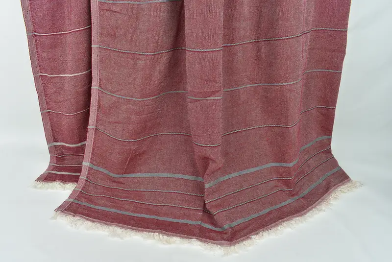 Bedspread, Bachelorette Gifts, Tablecloth, 100x80 Cotton Striped Towel, Best Friend Wedding Gift, Oversized Beach Towel, Throw Blanket for Bed - 8