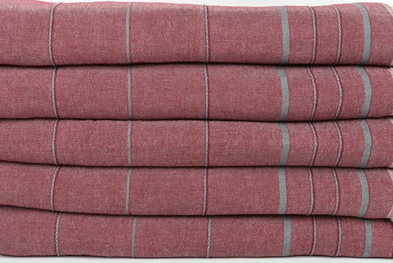 Bedspread, Bachelorette Gifts, Tablecloth, 100x80 Cotton Striped Towel, Best Friend Wedding Gift, Oversized Beach Towel, Throw Blanket for Bed - 2