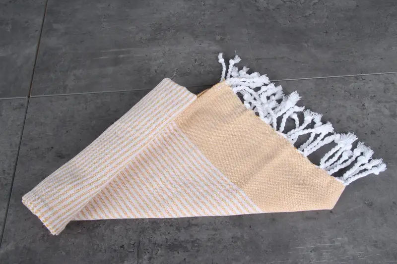 Personalized Hand Towel, Turkish Hand Towel, 40x18 Cotton Striped Towel, Personalized Kitchen Towel, Employee Gifts, Monogram Turkish Bath Towel - 6