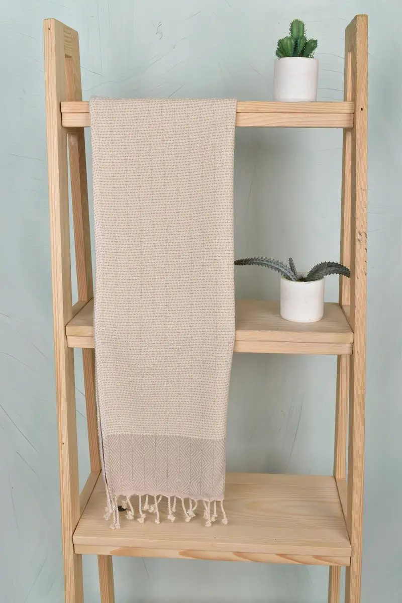 Turkish Towel Hand Towel, Gift For Wedding Day, Personalized Hand Towel, Bathroom Hand Towel, Small Bath Towels, 36x18 Cotton Diamond Towel - 8