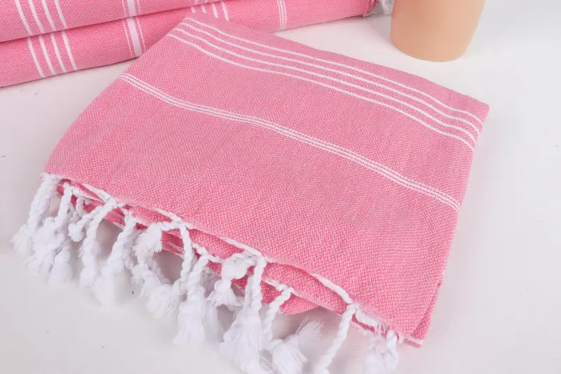 Monogram Towels, Personalised Gift, Embroidered Towel, Luxury towel, Turkish bath towel for spa, 70x40 Cotton Striped Towel, Personalized Towel - 5