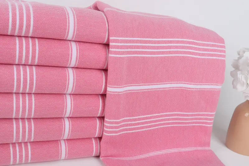 Monogram Towels, Personalised Gift, Embroidered Towel, Luxury towel, Turkish bath towel for spa, 70x40 Cotton Striped Towel, Personalized Towel - 2
