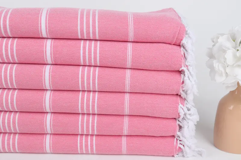 Monogram Towels, Personalised Gift, Embroidered Towel, Luxury towel, Turkish bath towel for spa, 70x40 Cotton Striped Towel, Personalized Towel - 3
