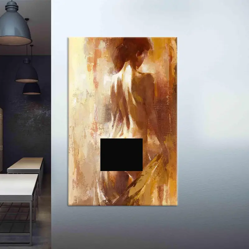 Bezaubernder sinnlicher Frauen-Leinwanddruck – elegante Wandkunst