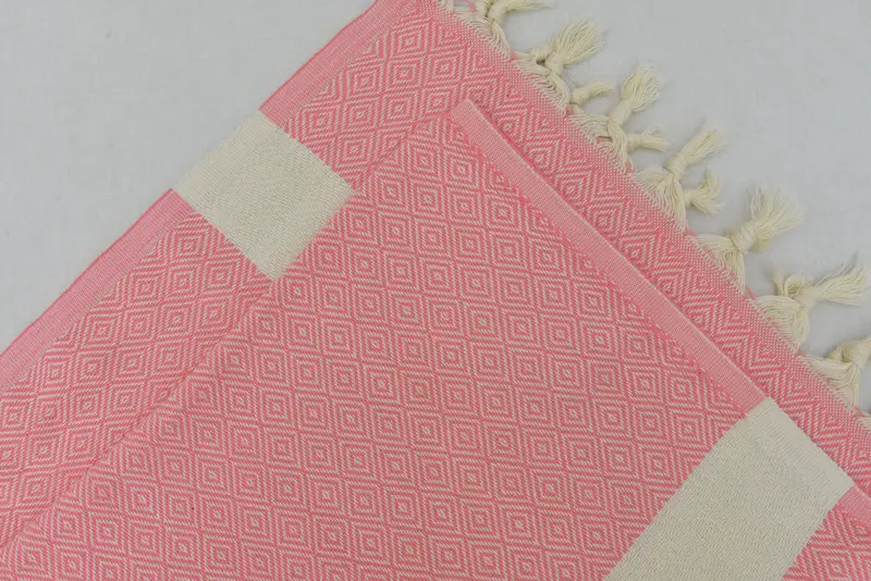 Kitchen Towel, Summer Gift, Spa Towel, Monogram Hand Towel, Summer Towel, 36x20 Cotton Diamond Towel, Best Friend Gift Ideas, Monogram Kitchen Towel - 2