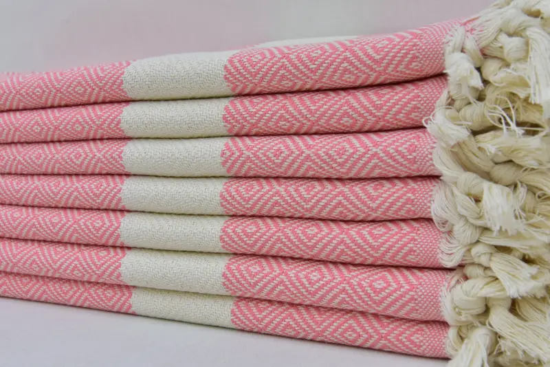 Kitchen Towel, Summer Gift, Spa Towel, Monogram Hand Towel, Summer Towel, 36x20 Cotton Diamond Towel, Best Friend Gift Ideas, Monogram Kitchen Towel - 3