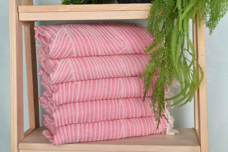 Personalized Gift, Sand-Resistant Peshtemal, Bachelorette Party Favors, Monogram Beach Towel, 70x38 Cotton Striped Design Towel, Peshtemal - 3