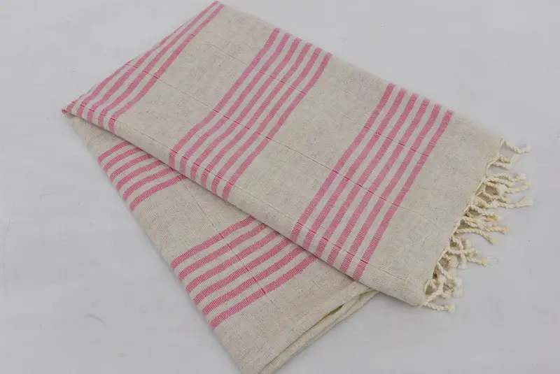 Toalla de pedido a granel, toalla a rayas de lino 70x40, toallas de piscina, regalos de decoración del hogar, toalla suave, regalo del día de San Valentín para él, regalo de despedida de soltera - 7