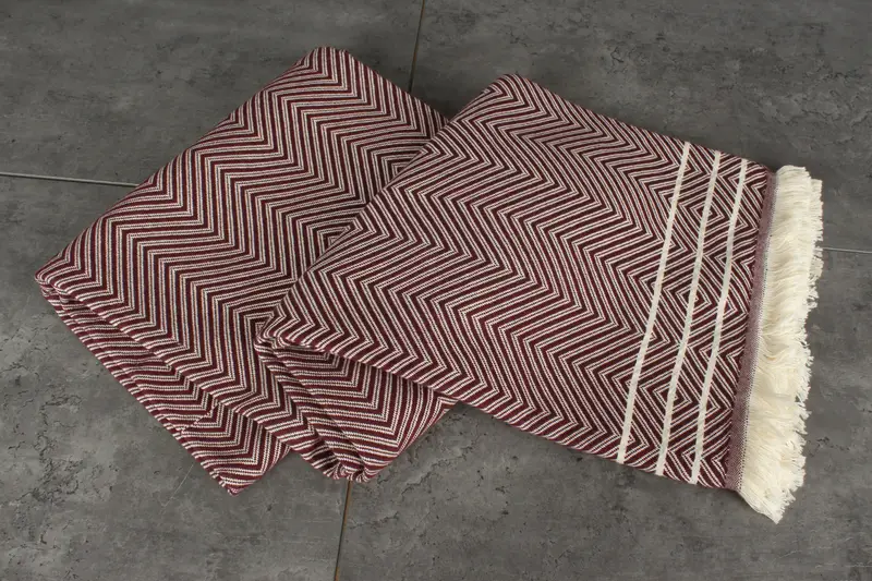 Turkish Tablecloth, Best Friend Christmas Gift, Throw Blanket, Housewarming Gift, Christmas Tablecloth, Custom Blanket, 96x70 Cotton Diamond Towel - 5