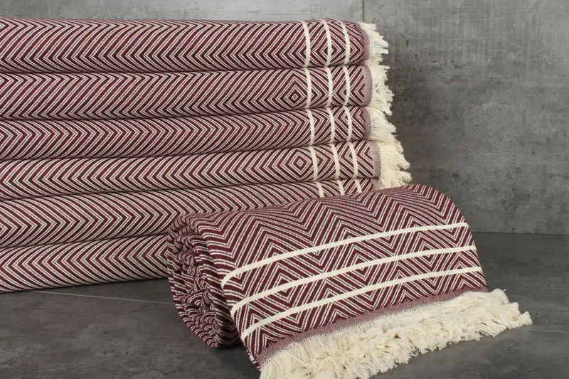 Turkish Tablecloth, Best Friend Christmas Gift, Throw Blanket, Housewarming Gift, Christmas Tablecloth, Custom Blanket, 96x70 Cotton Diamond Towel - 2